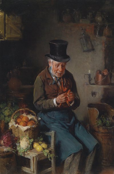The Vegetable Seller by Hermann Kern